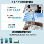 金德恩 GS MALL 台灣製造 一組四件 壓克力盥洗用具 牙刷架 漱口杯 牙膏架 肥皂盒 香皂盒 浴室收納, , large