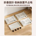 【APEX】多功能可折疊收納置物架 三層, , large