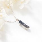 【Angel & Me】街頭 滑板 s925 純銀項鍊 運動 聖誕節 生日禮物, , large