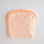 [JC ECO BELIEVER] 2000ml 蜜桃金矽膠食物袋 大開口存取方便 台灣食藥署合格 矽膠袋 食物袋 保鮮袋 密封袋 矽膠密封袋 Eco Believer, , large