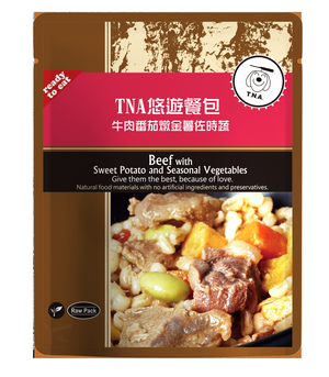 【米瑞寵物】TNA餐包-牛肉番茄燉金薯佐時蔬 150G