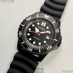 [星晴錶業]CITIZEN手錶,44mm,CI00013黑色錶面黑錶殼深黑色矽膠錶帶款, , large