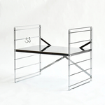 【adachi】Japan Stainless Steel Adjustable Shelf Heavy-Duty Single-Layer Storage Rack 45cm (Kitchen Storage Rack / Stainless Steel Rack / Kitchenware Storage Rack / Appliance Rack), , large