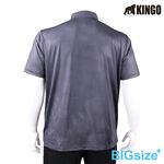 KINGO-大尺碼-男款 排汗POLO衫-鐵灰-413205, , large