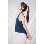 YOGA FLOW Back Twine Shirt - 微透交叉綁結罩衫 - 海軍藍 Old Navy, , large