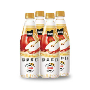 美粒果零加糖蘋果蘇打500ml