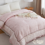 【Betrise貝翠絲】可水洗/機洗 韓國復古輕柔棉銀離子防蹣抗菌羽絲絨暖冬被-大尺寸180x210cm(多款任選), , large