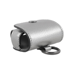 COACH 荔枝皮革及小牛皮 Airpods Pro 無線耳機套/金屬灰, , large