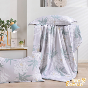 [LY SHIN BEDDING] Betrise The fragrance of tea among flowers | Upgraded graphene moisture-wicking Tencel cotton quilt/150x180cm (Add more to get the same style cotton pillowcase x2)