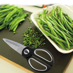 【SK Delicate Life】High-grade plastic handle kitchen scissors, kitchen scissors, all-purpose scissors, cooking scissors, kitchen scissors, stainless steel scissors, scissors NSK7111, , large