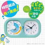 【龍品文創】SONIC  LV-3521 時鐘計時器-淺藍-本商品不附電池, , large