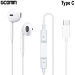 GCOMM iPhone/iPad Android TypeC 高品質低音立體耳機 (含線控麥克風) 白 黑, , large