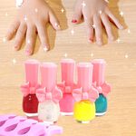 【韓國Pink Princess】兒童指甲美容裝扮套組(指甲油/唇膏筆/耳環貼/指甲貼/腳趾分離器), , large