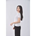 (S) agnes b質感棉質純棉白色短袖上衣二手衣, , large