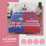 【PLAY BOY】膠原蛋白涼感冰冰被 涼被 涼感被 冷氣毯 買一送一, , large