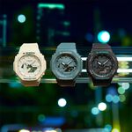 CASIO 卡西歐 G-SHOCK 摩登綠 八角女錶 GMA-S2100GA-7A, , large