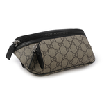 GUCCI GG Supreme 塗層帆布及皮革腰包/咖啡色, , large