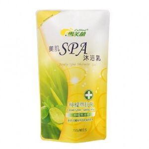雪芙蘭 美肌SPA沐浴乳補充包-檸檬草抗菌-700g
