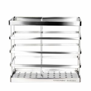 Mobile divided cutlery rack