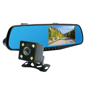 CORAL M2 GPS測速後視鏡雙鏡行車紀錄器