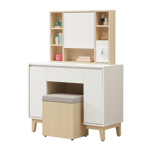 【唯熙傢俱】羅伊原木雙色3.3尺化妝台