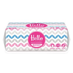 Hello親膚洗臉巾70抽