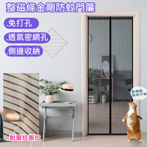 Magnetic screen door