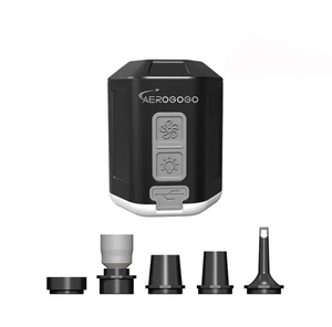 【Aerogogo】GIGA PUMP 4.0 三合一口袋充氣幫浦-黑色