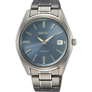 SEIKO 精工 CS 鈦金屬簡約手錶-40mm 6N52-00B0B(SUR371P1)