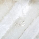 【Angel & Me】Love 愛 無限 Infinity s925 純銀 項鍊 生日 週年 情人節 禮物, , large