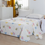 【FOCA】Celebration Flying Elephant | Cool Antibacterial Silver Ion Anti-Stumbling Cooling Yarn Ice Cream Quilt/Four Seasons Quilt 150x200cm, , large