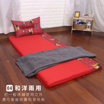 [台客嚴選] 英倫皇家熊竹面單人透氣床墊附枕 學生床墊 學生床墊 外宿床墊 台灣製, , large