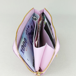 【M2nd】 Ostrich Slim Zip Wallet, , large