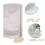 【雙手萬能】浴室旋轉防水角落架 (收納櫃 置物櫃 瓶罐架 浴櫃), , large
