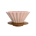 ORIGAMI Dripper M with Wooden Holder (Matt Navy), , large