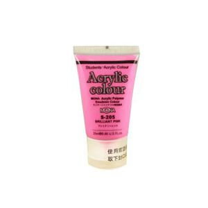 MONA蒙納 S-205 壓克力水彩(亮粉紅) 25ml