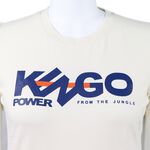 KINGO-大尺碼-女款 圓領T恤-米白-414112, , large
