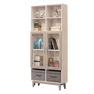 【唯熙傢俱】海瑟薇雙色2.7 尺書櫃