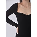 (S) 【安于晴Charlene私服】質感棉質黑色洋裝二手衣, , large