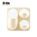 【O-Life】磁吸式壁掛收納盒-C款米色, , large