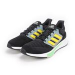 Adidas EQ21 Run 男 慢跑鞋 運動 休閒 避震 透氣 路跑 回彈 緩震 黑黃 [GW6726], , large