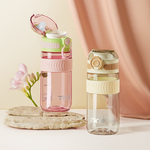 【TKK】美國進口Tritan克洛伊系列隨手杯 手提式 運動水壺550ML(直飲口設計)-青海藍, 青海藍, large