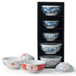 [豐名日本餐具] 子母缽組 染錦繪彩 有田燒 / C00GP0-74, , large