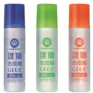 【龍品文創】 雄獅 HG50/1 合成糊 50cc 膠水 黏貼 SIMBALION