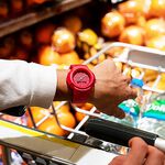 CASIO 卡西歐 G-SHOCK 復刻ONE TONE雙顯計時手錶 AW-500BB-4E, , large