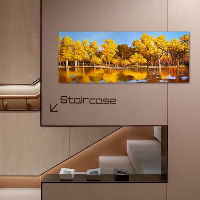 【御畫房】金秋時節 國家一級畫師手繪油畫60×120cm(VF-37)