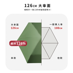 【雙龍牌】良品輕收大三折傘 超撥水速乾雨傘加大傘面防風傘B6702軍風綠, , large