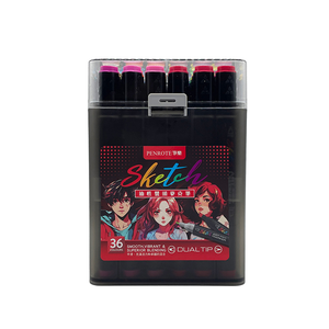 【PENROTE 筆樂】Sketch36色油性雙頭麥克筆