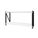 [佳格倉儲]輕型工作桌 | 深50x寬150x高80 (共2層) 黑白 | DIY組裝商品, , large