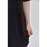 (M) uniqlo棉質動森聯名圖案純棉黑色短袖上衣二手衣, , large